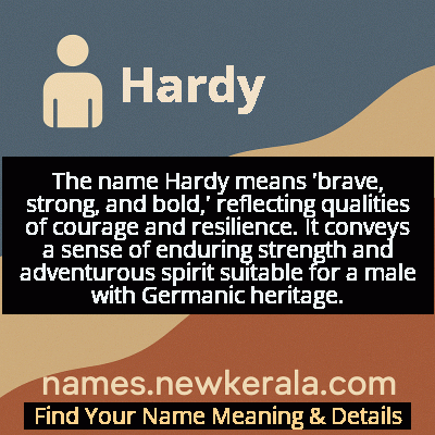 Hardy Name Meaning and Origin