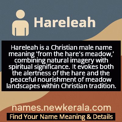 Hareleah Name Meaning and Origin