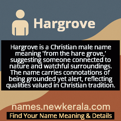 Hargrove Name Meaning and Origin