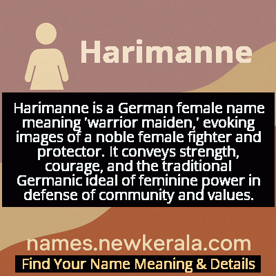Harimanne Name Meaning and Origin