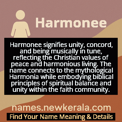 Harmonee Name Meaning and Origin