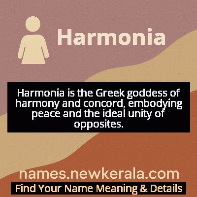 Harmonia Name Meaning and Origin