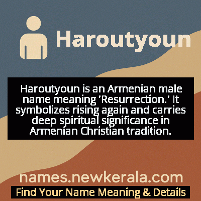 Haroutyoun Name Meaning and Origin