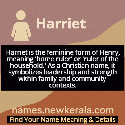 Harriet Name Meaning and Origin