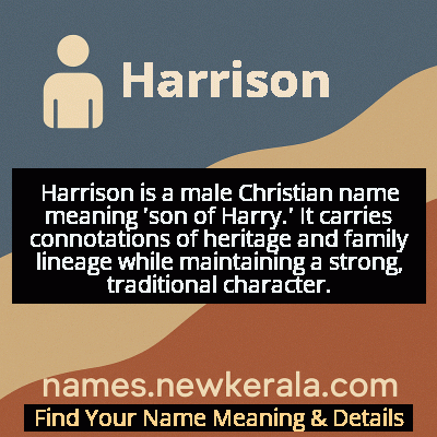 Harrison Name Meaning and Origin