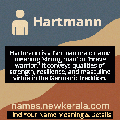 Hartmann Name Meaning and Origin