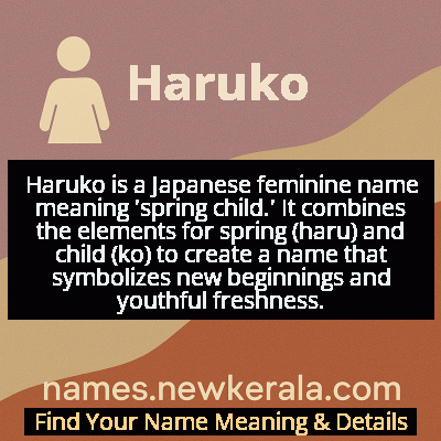 Haruko Name Meaning and Origin