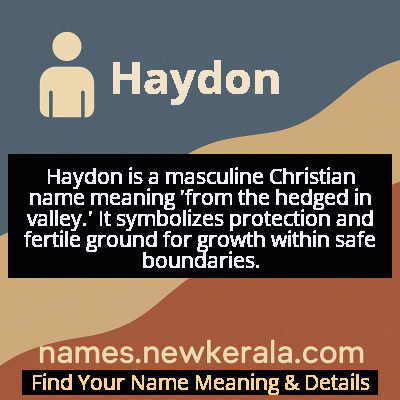 Haydon Name Meaning and Origin