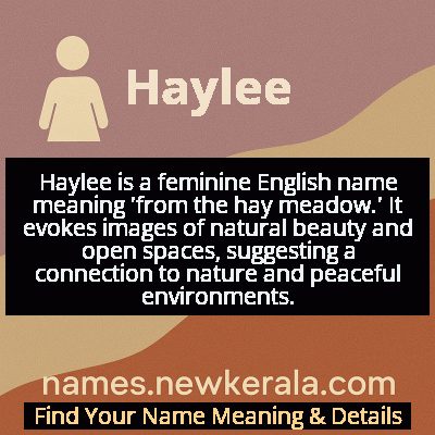 Haylee Name Meaning and Origin