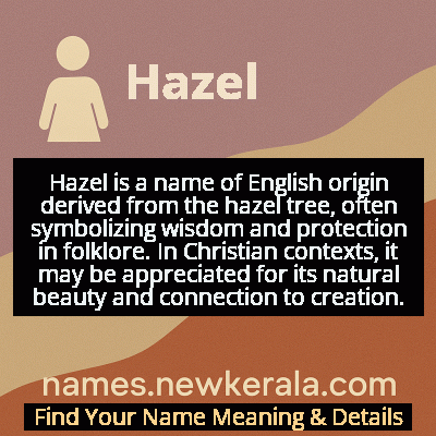 Hazel Name Meaning and Origin
