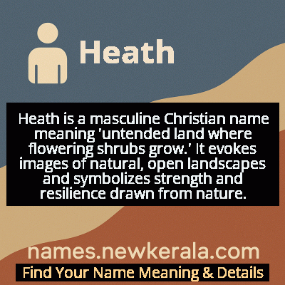 Heath Name Meaning and Origin