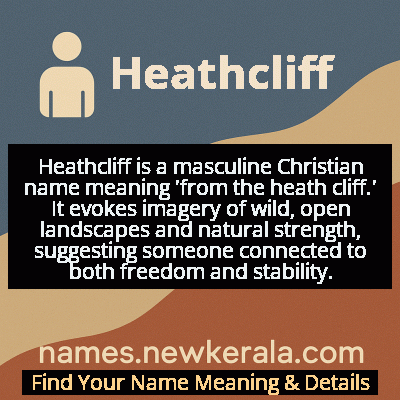Heathcliff Name Meaning and Origin