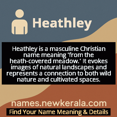 Heathley Name Meaning and Origin