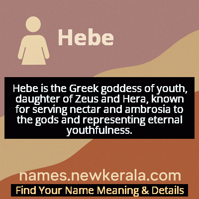 Hebe Name Meaning and Origin