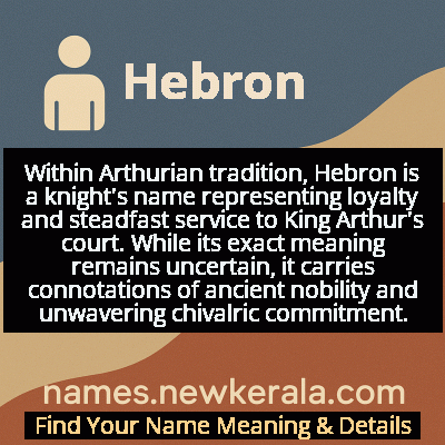 Hebron Name Meaning and Origin
