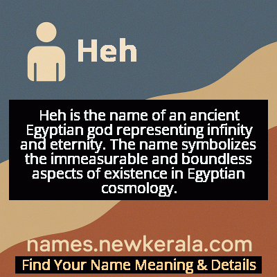 Heh Name Meaning and Origin