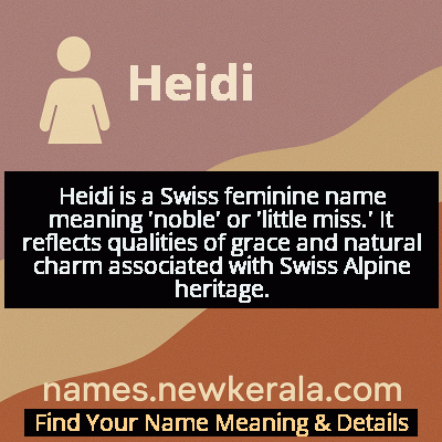Heidi Name Meaning and Origin