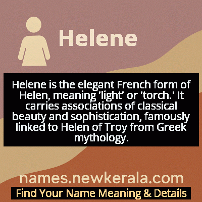 Helene Name Meaning and Origin