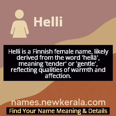 Helli Name Meaning and Origin