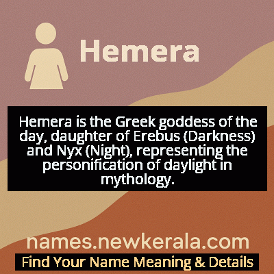 Hemera Name Meaning and Origin