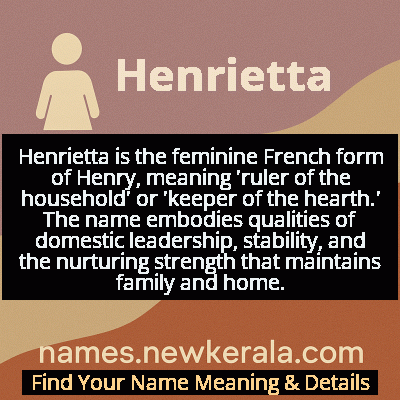 Henrietta Name Meaning and Origin