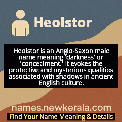 Heolstor Name Meaning and Origin