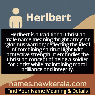 Herlbert Name Meaning and Origin