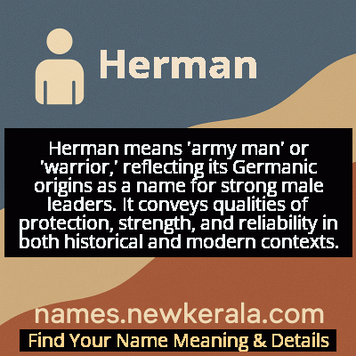 Herman Name Meaning and Origin