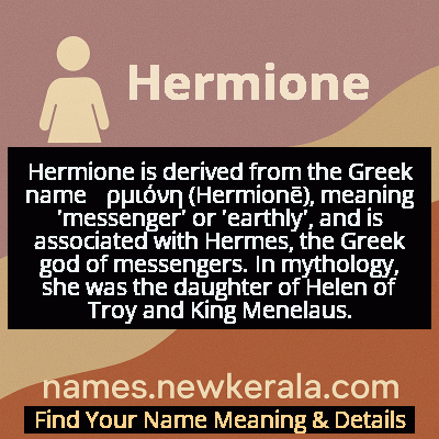 Hermione Name Meaning and Origin