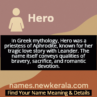 Hero Name Meaning and Origin