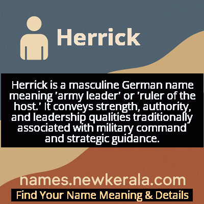 Herrick Name Meaning and Origin