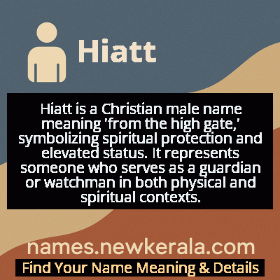 Hiatt Name Meaning and Origin