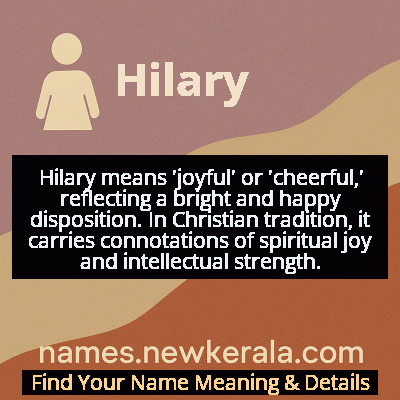 Hilary Name Meaning and Origin