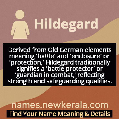 Hildegard Name Meaning and Origin