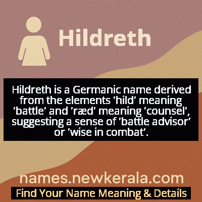 Hildreth Name Meaning and Origin