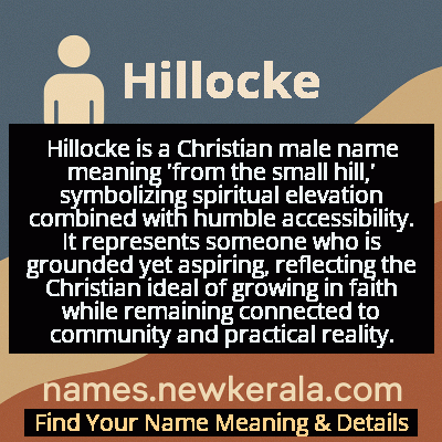 Hillocke Name Meaning and Origin