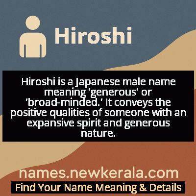 Hiroshi Name Meaning and Origin