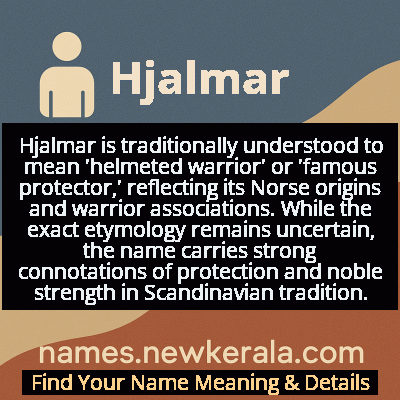 Hjalmar Name Meaning and Origin