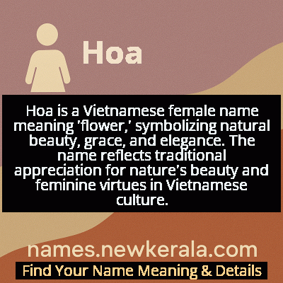 Hoa Name Meaning and Origin
