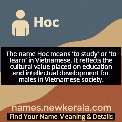 Hoc Name Meaning and Origin