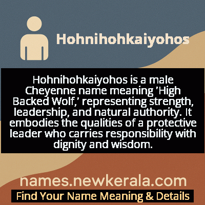 Hohnihohkaiyohos Name Meaning and Origin