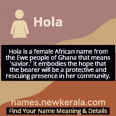 Hola Name Meaning and Origin