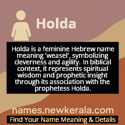 Holda Name Meaning and Origin