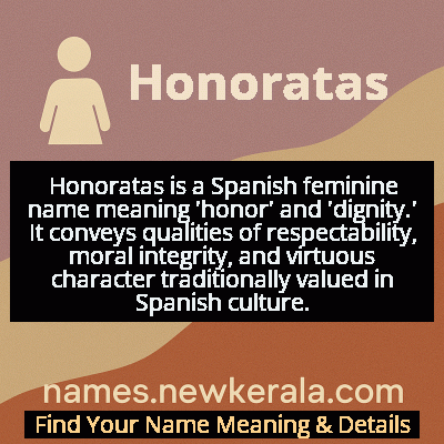 Honoratas Name Meaning and Origin