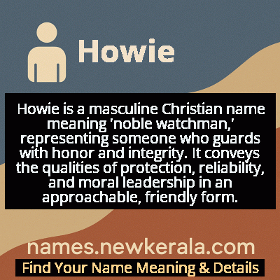Howie Name Meaning and Origin
