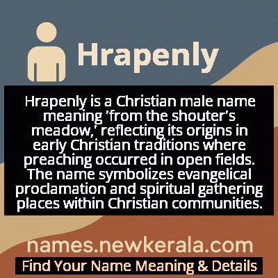 Hrapenly Name Meaning and Origin