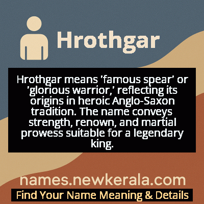 Hrothgar Name Meaning and Origin