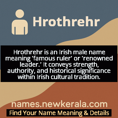 Hrothrehr Name Meaning and Origin