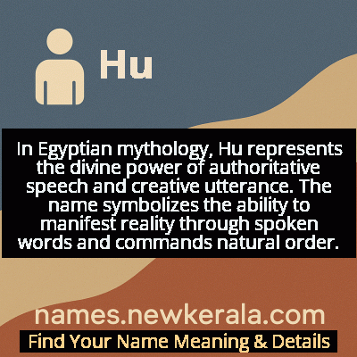 Hu Name Meaning and Origin