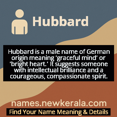 Hubbard Name Meaning and Origin
